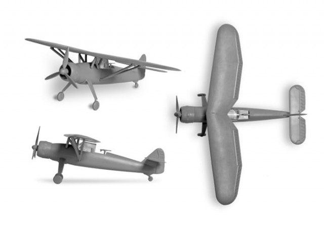 Zvezda 1/144 German Henschel 126B-1