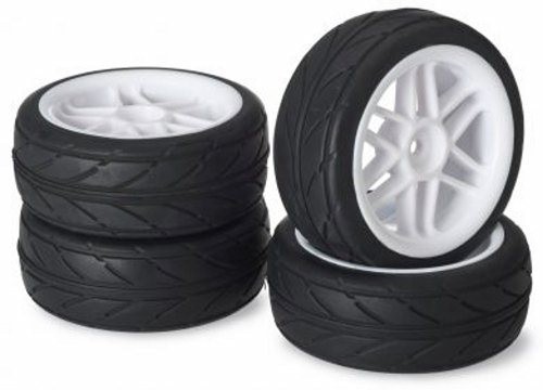 Absima Dekk 1:10 Onroad 6 Spoke/Profile White (4 stk.)