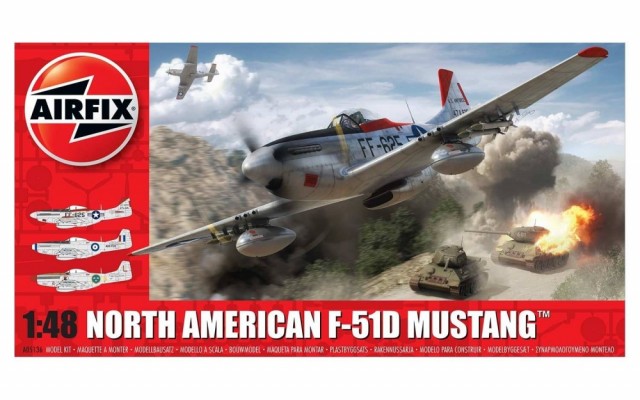 Airfix 1/48 North American F-51D Mustang