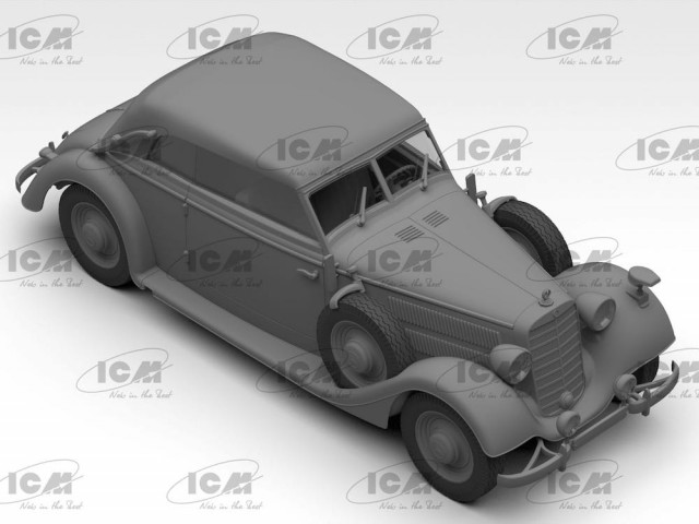 ICM 1/35 Typ 320 (W142) Soft Top - WWII German Staff Car