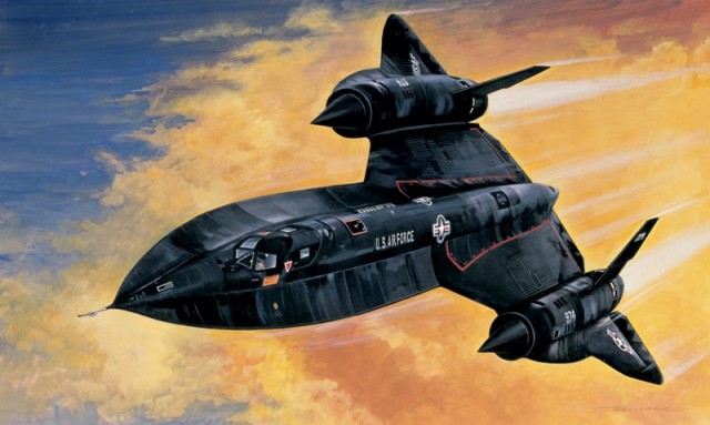 Italeri 1/72 SR-71 Blackbird with Drone No 145