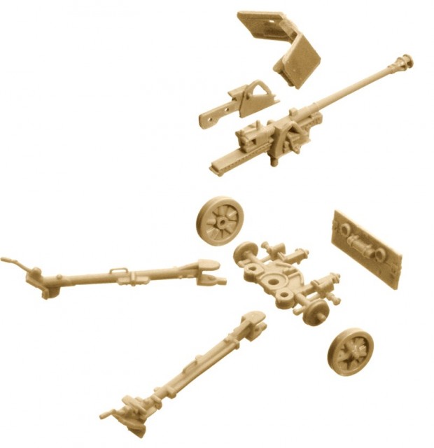 Italeri 1/72 PAK40 AT Gun w/Crew No 6096