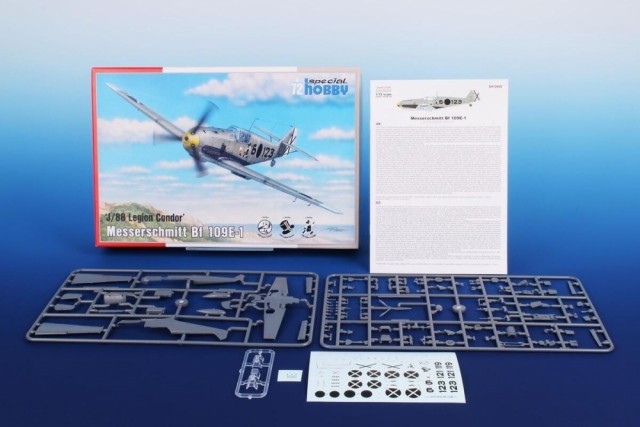 Special Hobby 1/72 Messerschmitt Bf 109E-1 J/88 Legion Condor