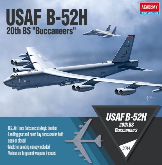 Academy 1/144 USAF B-52H 20th BS Buccaneers