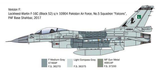 Italeri 1/48 F-16C Fighting Falcon