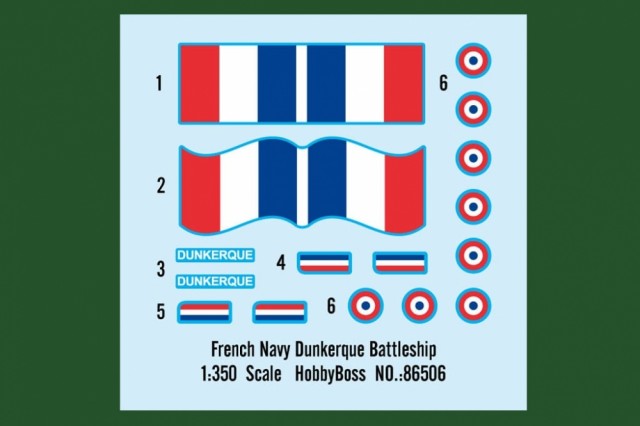 HobbyBoss 1/350 French Navy Dunkerque Battleship