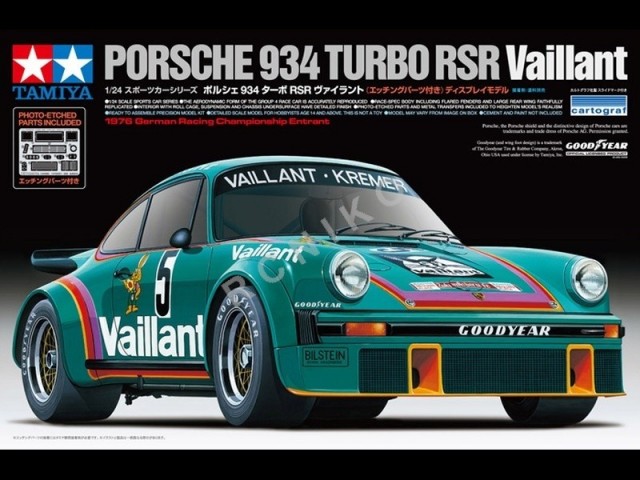 Tamiya 1/24 PORSCHE 934 Turbo RSR VAILLANT