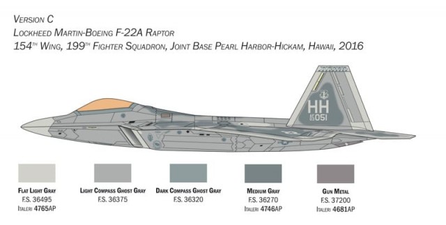 Italeri 1/48 F-22A Raptor