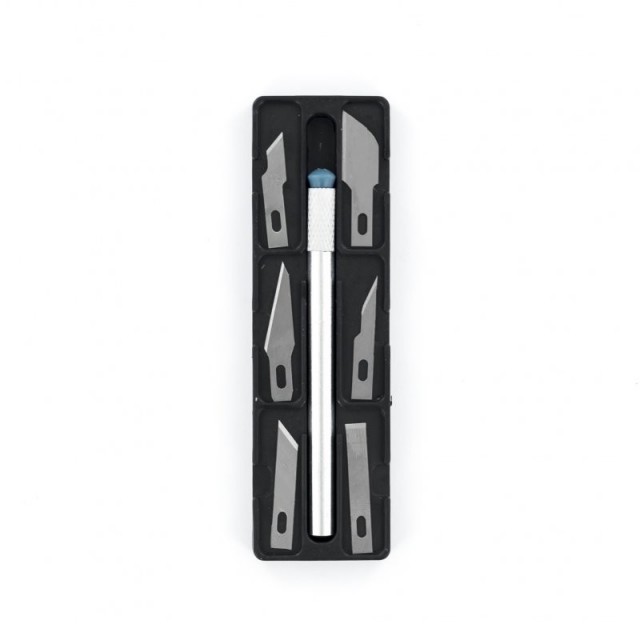 Model Craft Hobbykniv m/6 Forskjellige knivblader
