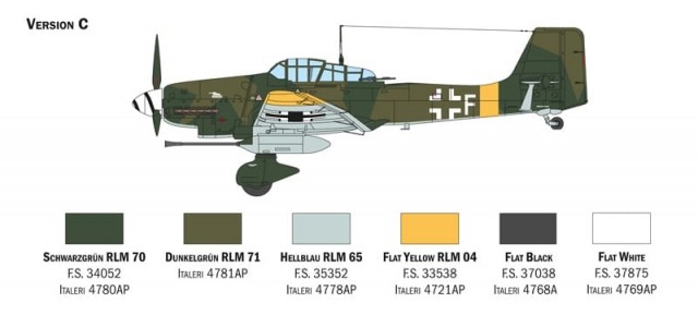 Italeri 1/48 Ju 87 G-1 Stuka Kanonenvogel