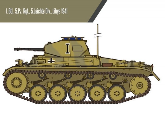 Academy 1/35 German Panzer II Ausf.F North Africa
