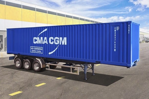 Italeri 1/24 40 Container Trailer