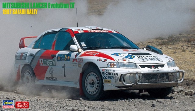 Hasegawa 1/24 Mitsubishi Lancer Evolution IV 1997 Safari Rally (Tommi Makinen)