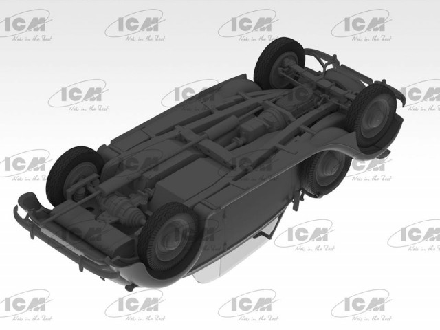ICM 1/35 Typ 320 (W142) Soft Top - WWII German Staff Car