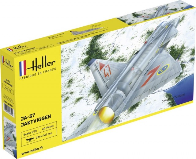 Heller 1/72 JA-37 Jaktviggen (Svenske dekaler)