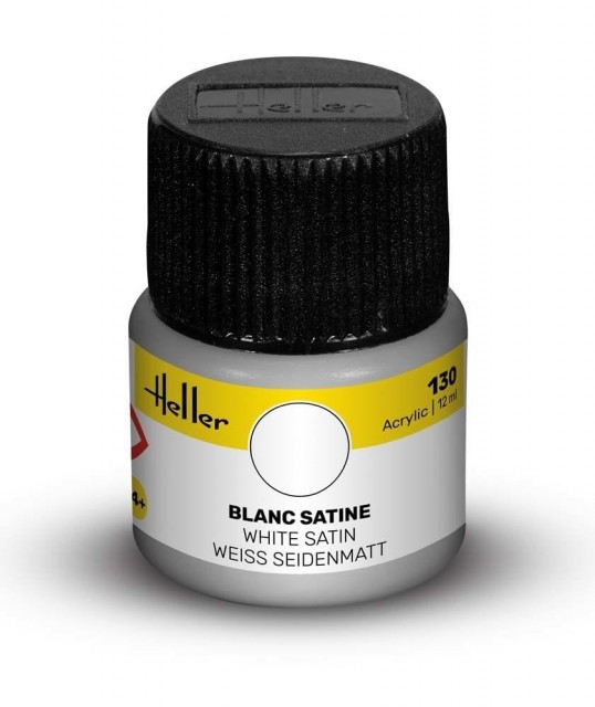 Heller Akryl No 130 White - Satin 12ml