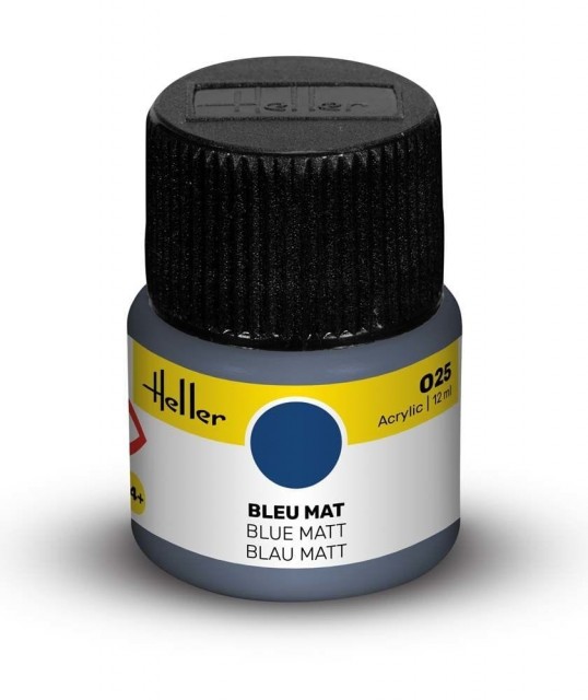 Heller Akryl No 25 Blue - Matt 12ml
