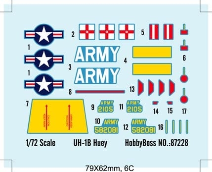 HobbyBoss 1/72 UH-1B Huey