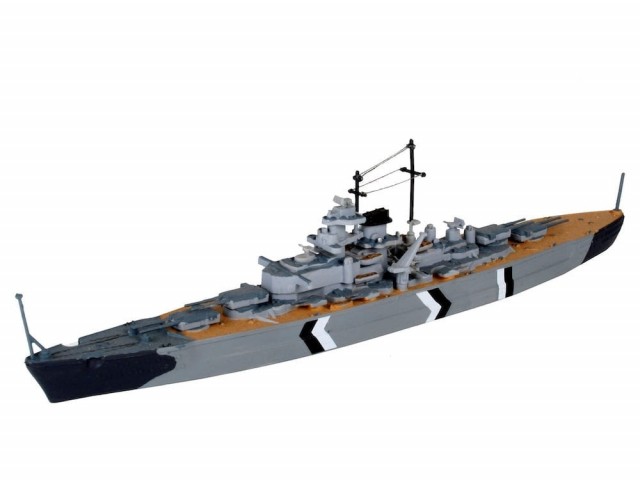 Revell Startsett 1/1200 First Diorama - Bismarck Battle