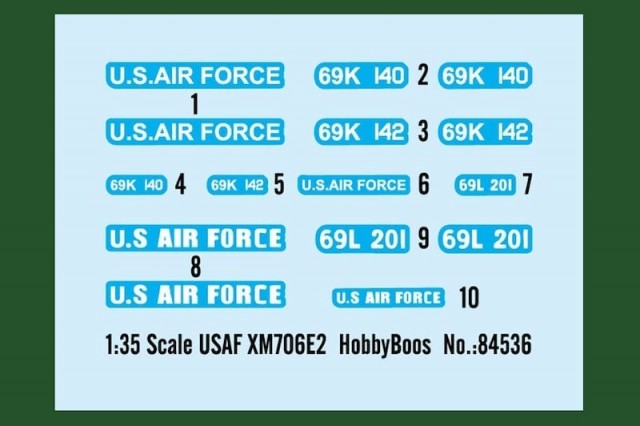 HobbyBoss 1/35 USAF XM706E2