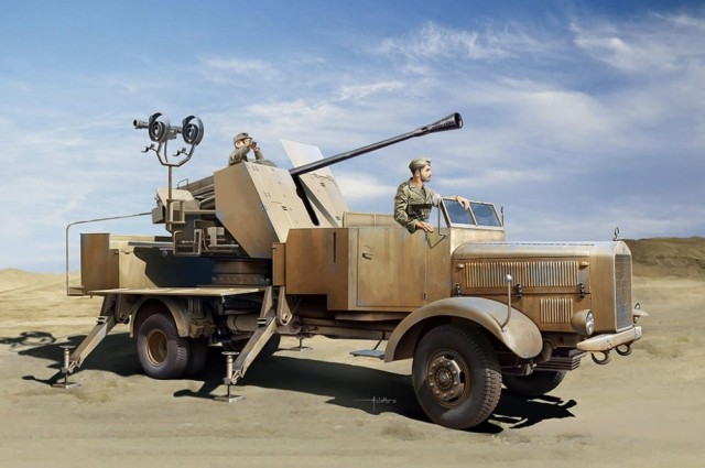 Trumpeter 1/35 German L4500A mit 5cm Flak 41