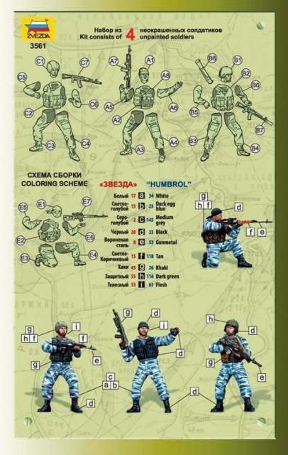Zvezda 1/35 Russian Spetsnaz