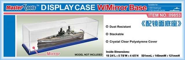 Master Tools Display Case w/Mirror Base 50,1x14,9x12,1cm