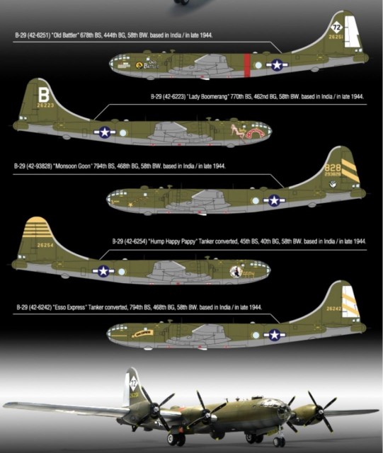 Academy 1/72 USAAF B-29A Old Battler