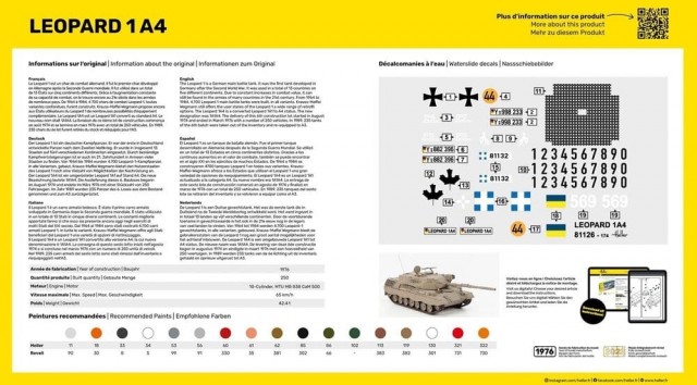 Heller 1/35 Leopard 1A4