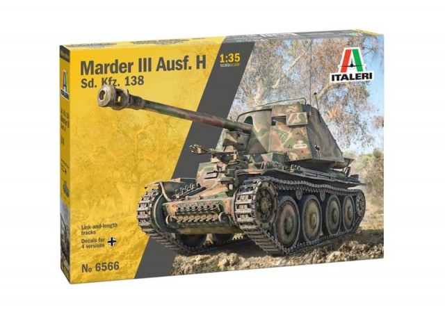 Italeri 1/35 Marder III Ausf. H Sd. Kfz.138