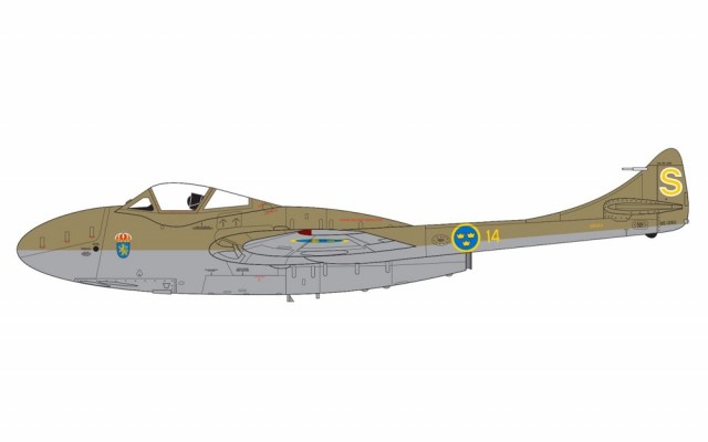 Airfix 1/72 De Havilland Vampire T.11/J-28C
