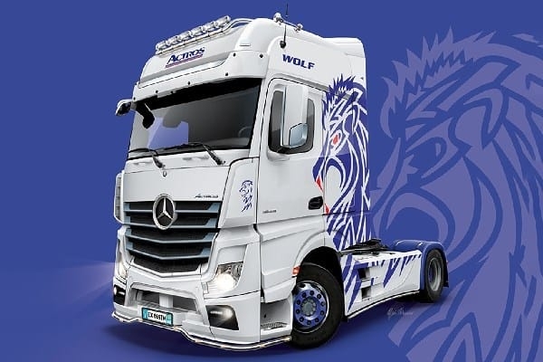 Italeri 1/24 Mercedes-Benz Actros MP4 Giga Space