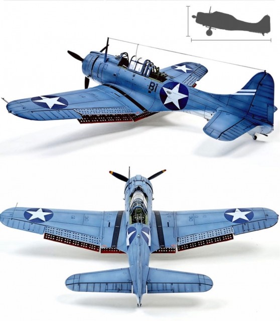 Academy 1/48 USN SBD-3 - The Battle of Midway 80th Anniversary