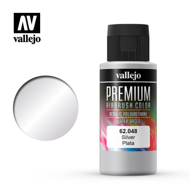 Vallejo Premium Color Silver 60ml (62.048)
