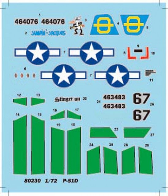 HobbyBoss 1/72 P-51D Mustang IV