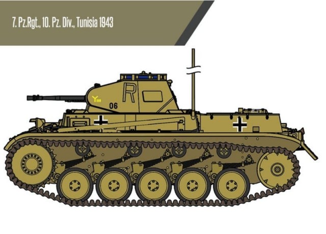 Academy 1/35 German Panzer II Ausf.F North Africa