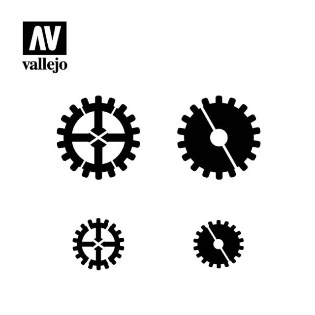 Vallejo Stencils Gear Markings