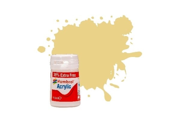 Humbrol Akryl No 103 Cream - Matt 18,2ml boks