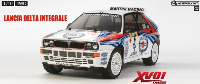 Tamiya RC byggesett 1/10 Lancia Delta (XV-01)