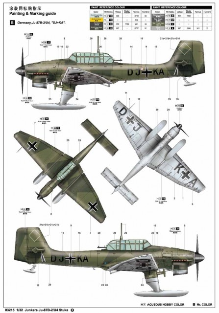 Trumpeter 1/32 Junkers Ju-87B-2/U4 Stuka
