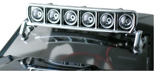 RC Roof Mount Light Set 6stk. Led Lights Chrome