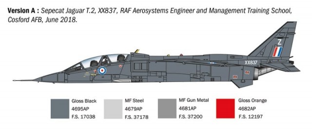 Italeri 1/72 Sepecat Jaguar T.2 R.A.F Trainer