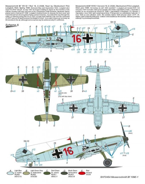 Special Hobby 1/72 Messerschmitt Bf 109E-1 Lightly-Armed Emil