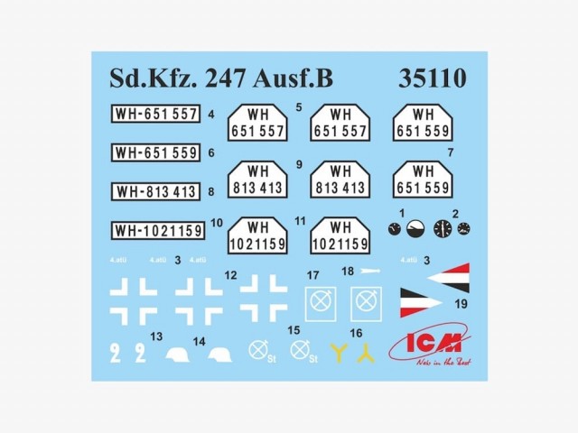 ICM 1/35 Sd.Kfz 247 Ausf.B with Crew