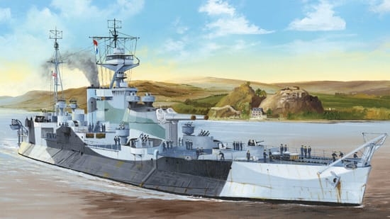 Trumpeter 1/350 HMS Abercrombie Monitor