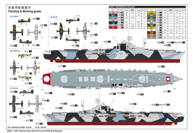 Trumpeter 1/350 German Navy Aircraft Carrier DKM Graf Zeppelin