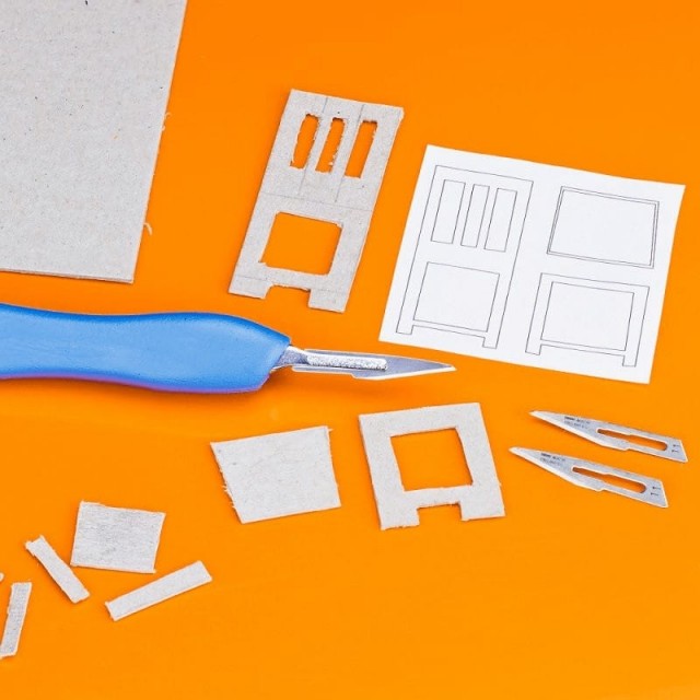 Model Craft Skapell Plasthåndtak (5stk. Knivblader)