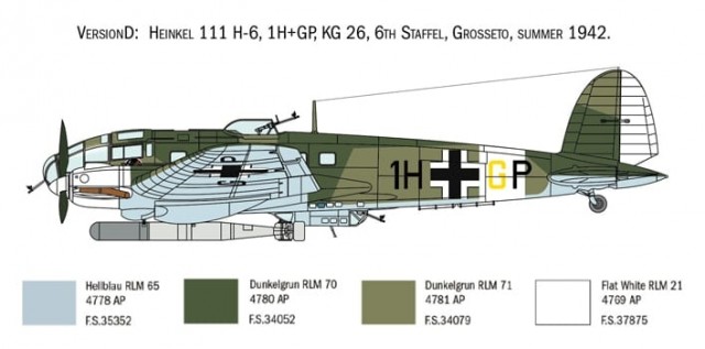 Italeri 1/72 Heinkel He111H - Battle of Britain 80th Anniversary
