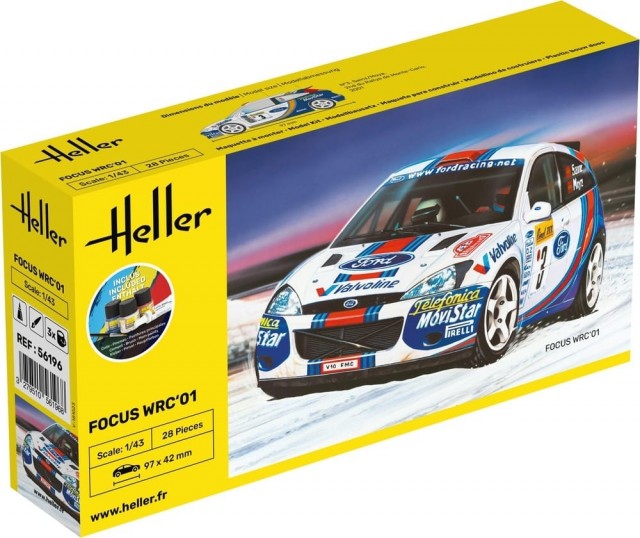 Heller Startsett 1/43 Ford Focus WRC´01