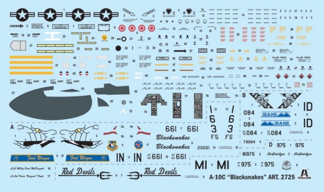 Italeri byggesett 1/48 A-10C Blacksnakes No 2725